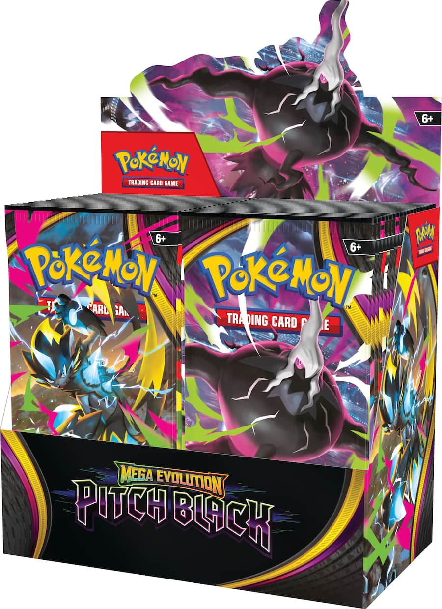 Pokémon TCG: Mega Evolution-Pitch Black Booster Display Box (36 Packs)